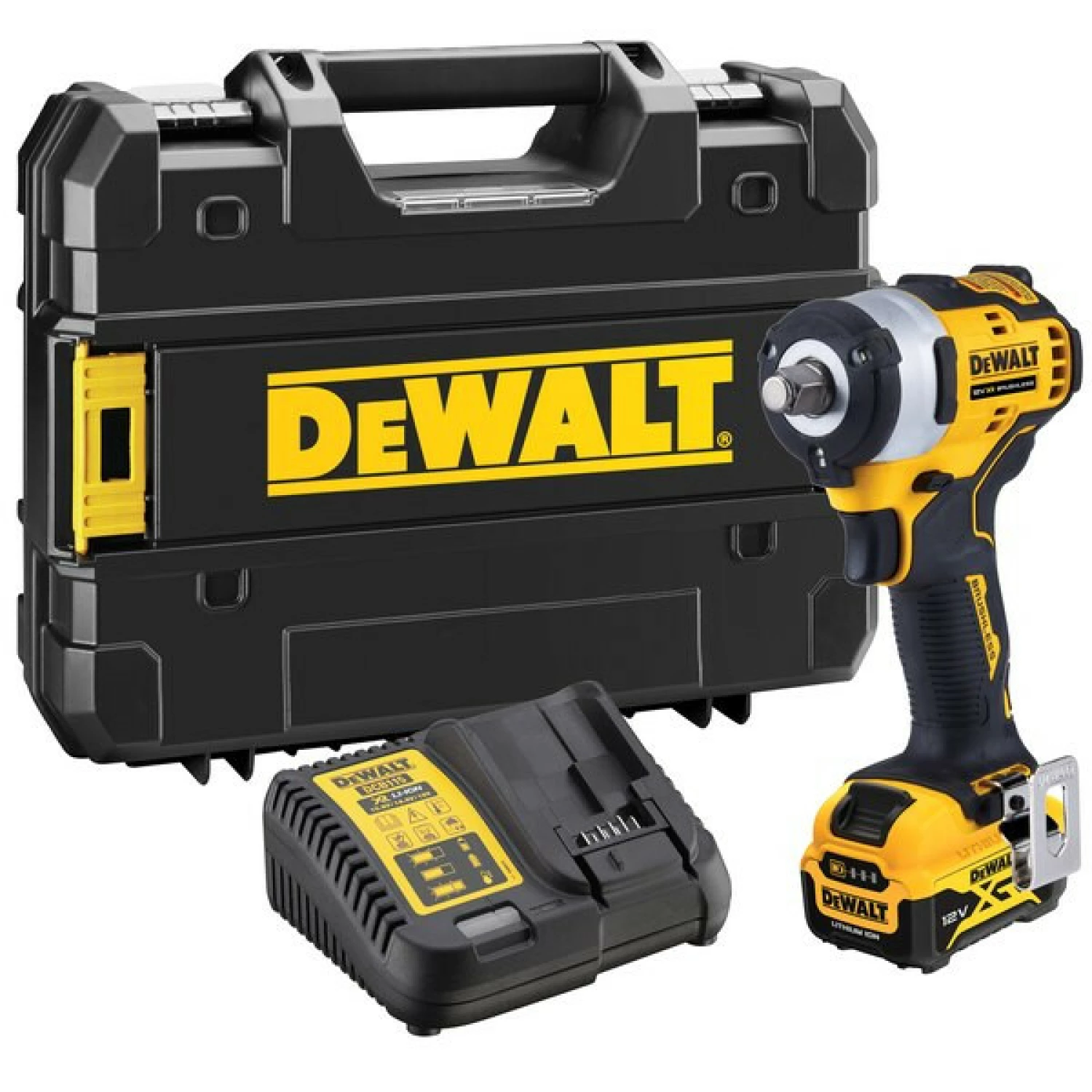 DeWALT DCF901P1 12V Li-ion XR Accu Slagschroevendraaier set (1x 5.0Ah) in T-STAK koffer-image