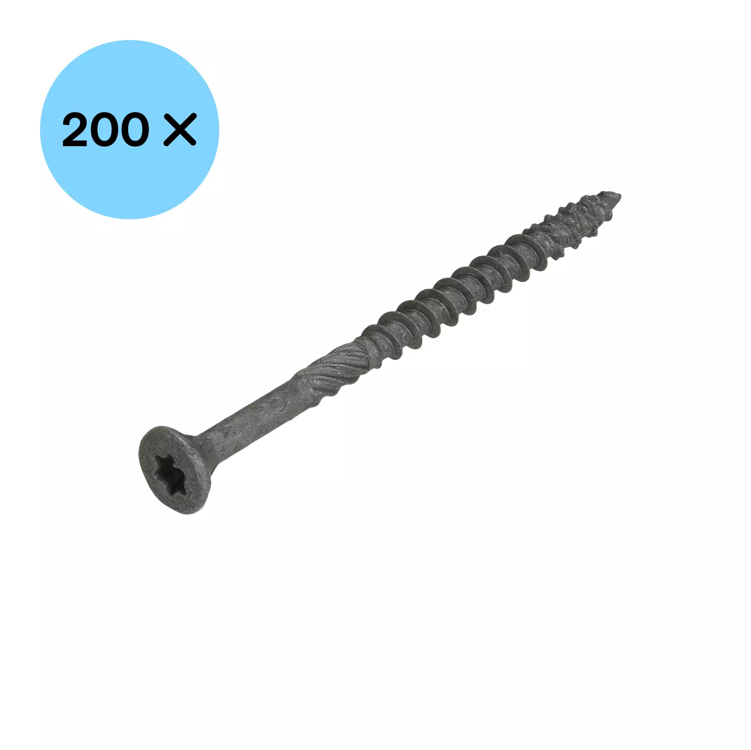 DynaPlus 0281.08.26001 Vis uni - Tête plate - Filetage partiel - Extérieur - TX20 - 4.0 x 60/35mm (200pcs)-image