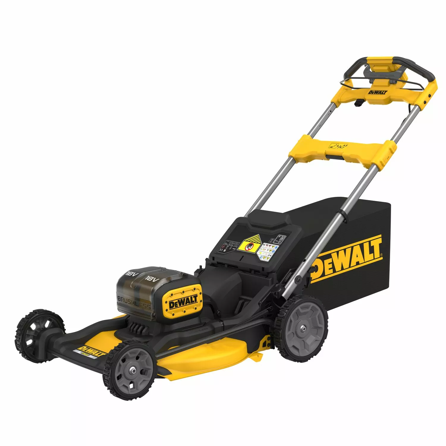 DeWALT DCMWSP156W2 18V XR Li-Ion Tondeuse à Gazon sans Fil (2x Batterie 8.0Ah) - Sans Balais - 53cm-image