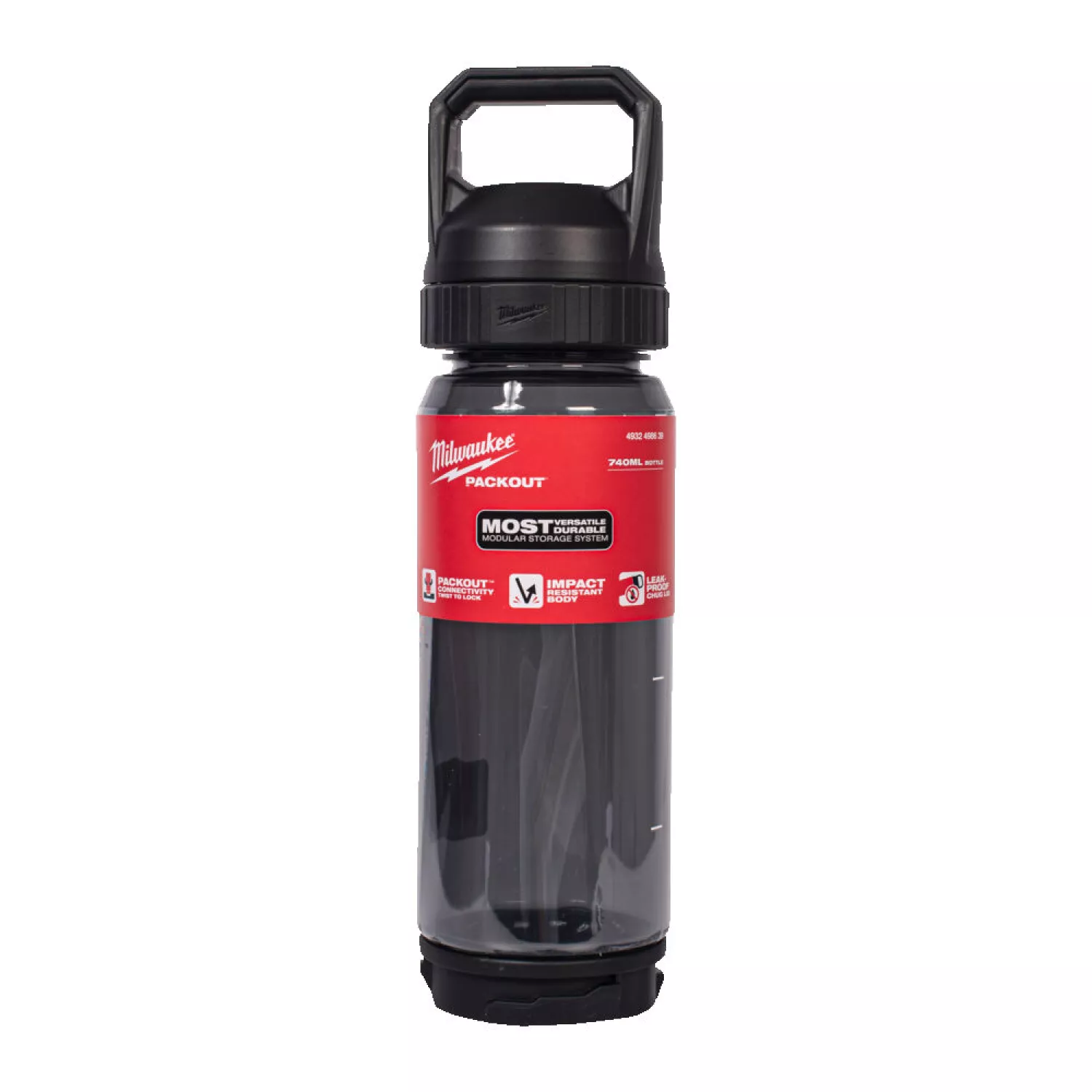 Milwaukee 4932498639 PACKOUT™ Bouteille d'eau - 740 ml - noir-image