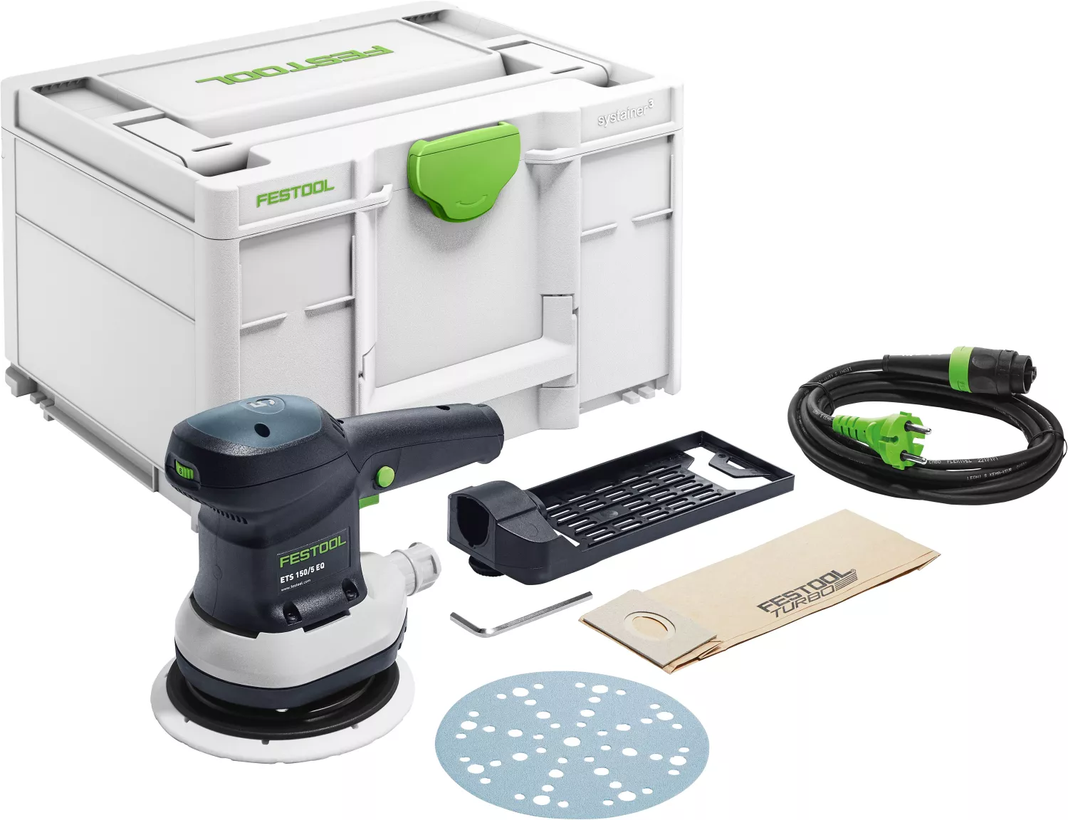 Festool ETS 150/5 EQ-Plus Excenterschuurmachine systainer - 310W - 150mm-image