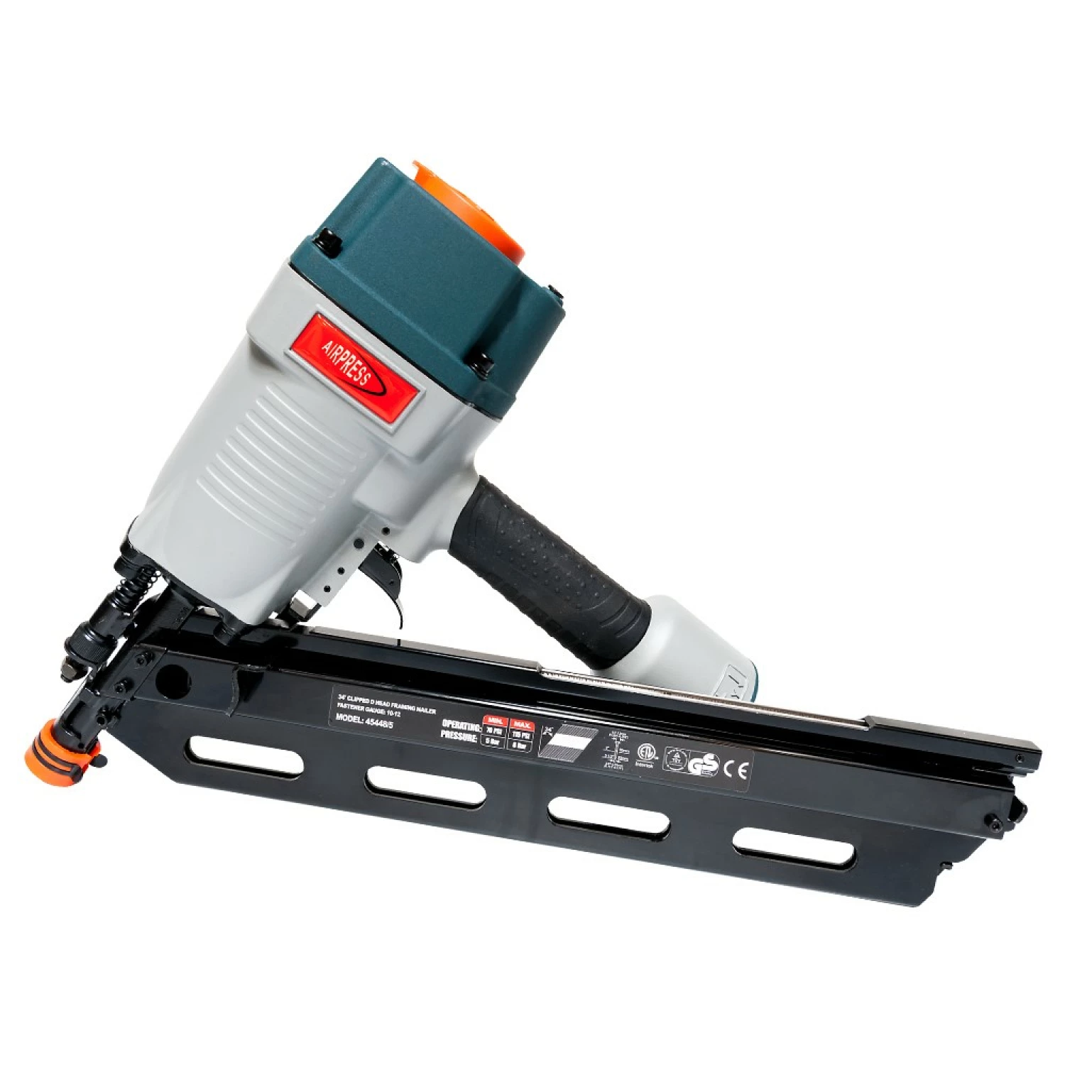 Airpress 45448-5 - Pneumatische Spijkermachine brads t/m 90mm brads inbegrepen-image