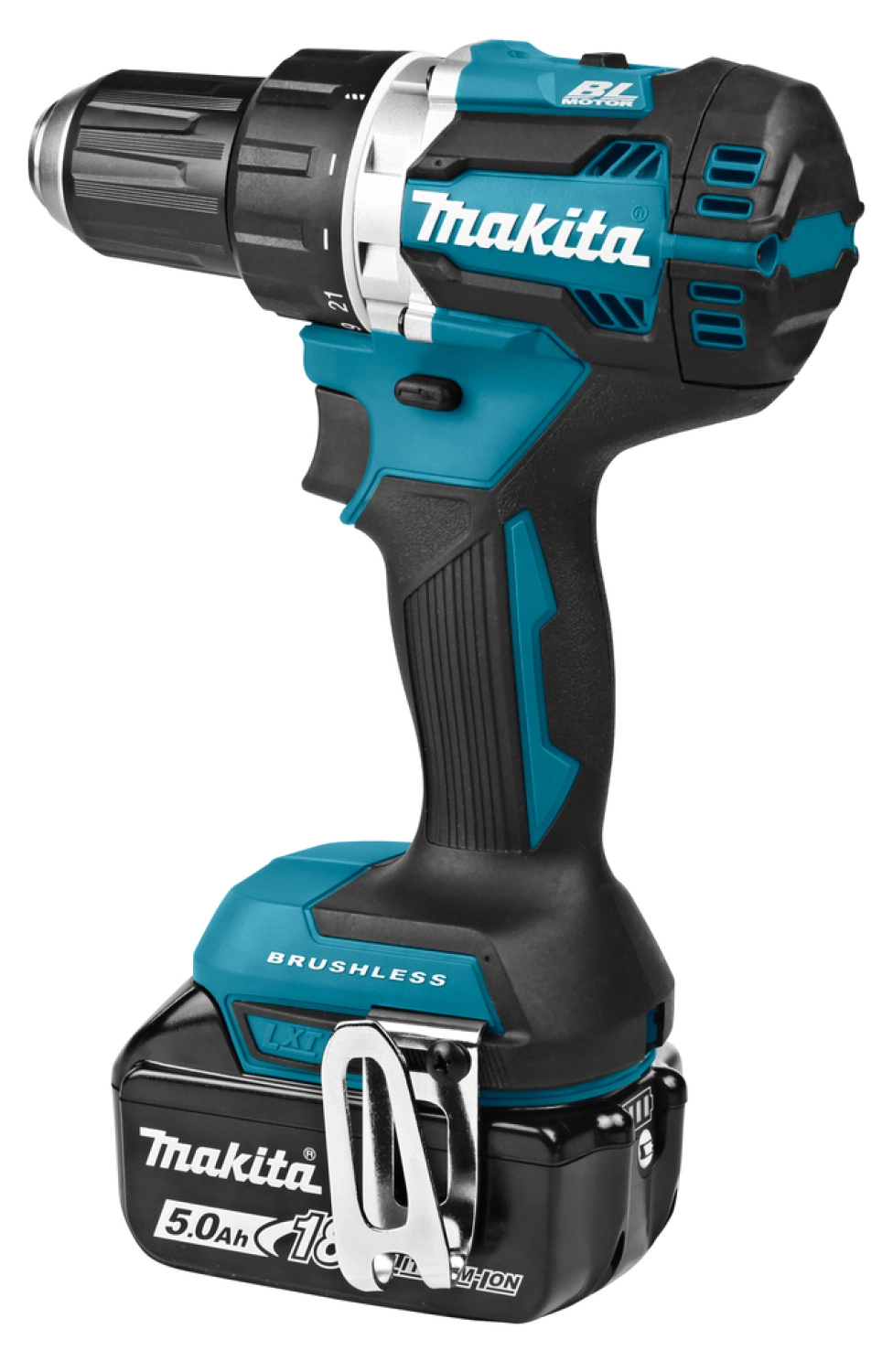 Makita DDF484RTJ Perceuse visseuse sans-fil - 18V Li-ion - 2 batteries 5,0 ah - MAKPAC - Brushless - 54 Nm-image