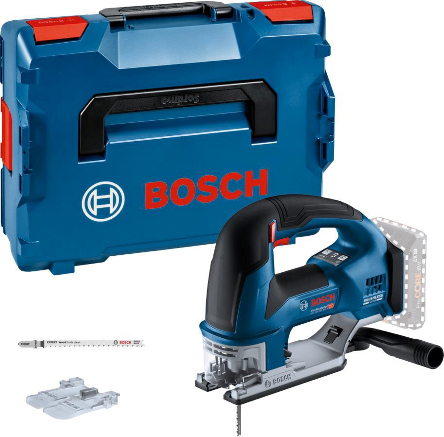 Bosch GST 18V-155 BC 18V Li-ion Accu decoupeerzaag body in L-Boxx - 3800 tpm-image