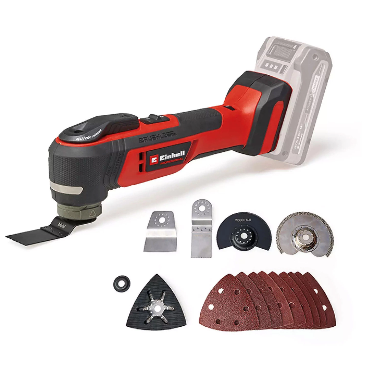Einhell Professionnel TP-MG 18 Li BL Solo Outil Multifonction à Batterie-image