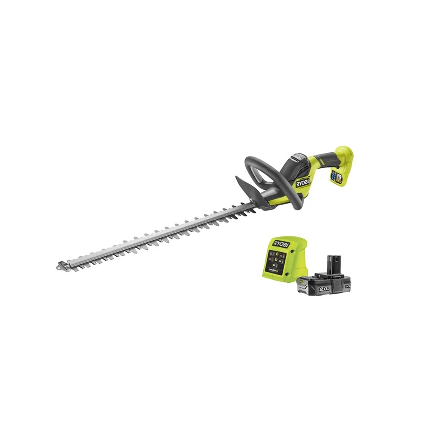 Ryobi RY18HT55A-120 18V Li-ion accu heggenschaar set (1x 2.0Ah accu) - 550mm-image
