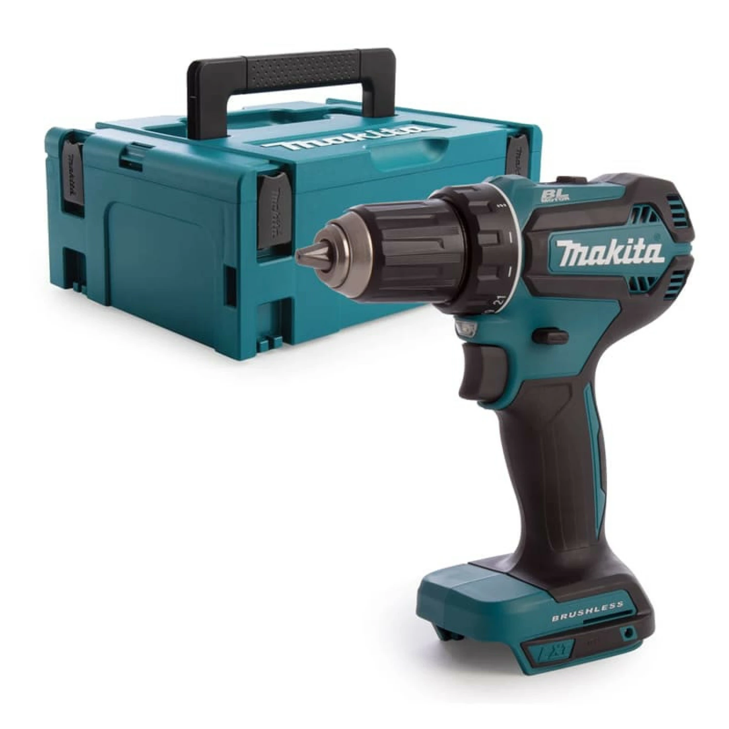 Makita DDF485ZJ Perceuse visseuse sans-fil - 18V Li-ion - MAKPAC - Brushless - 50 Nm - Machine seule-image