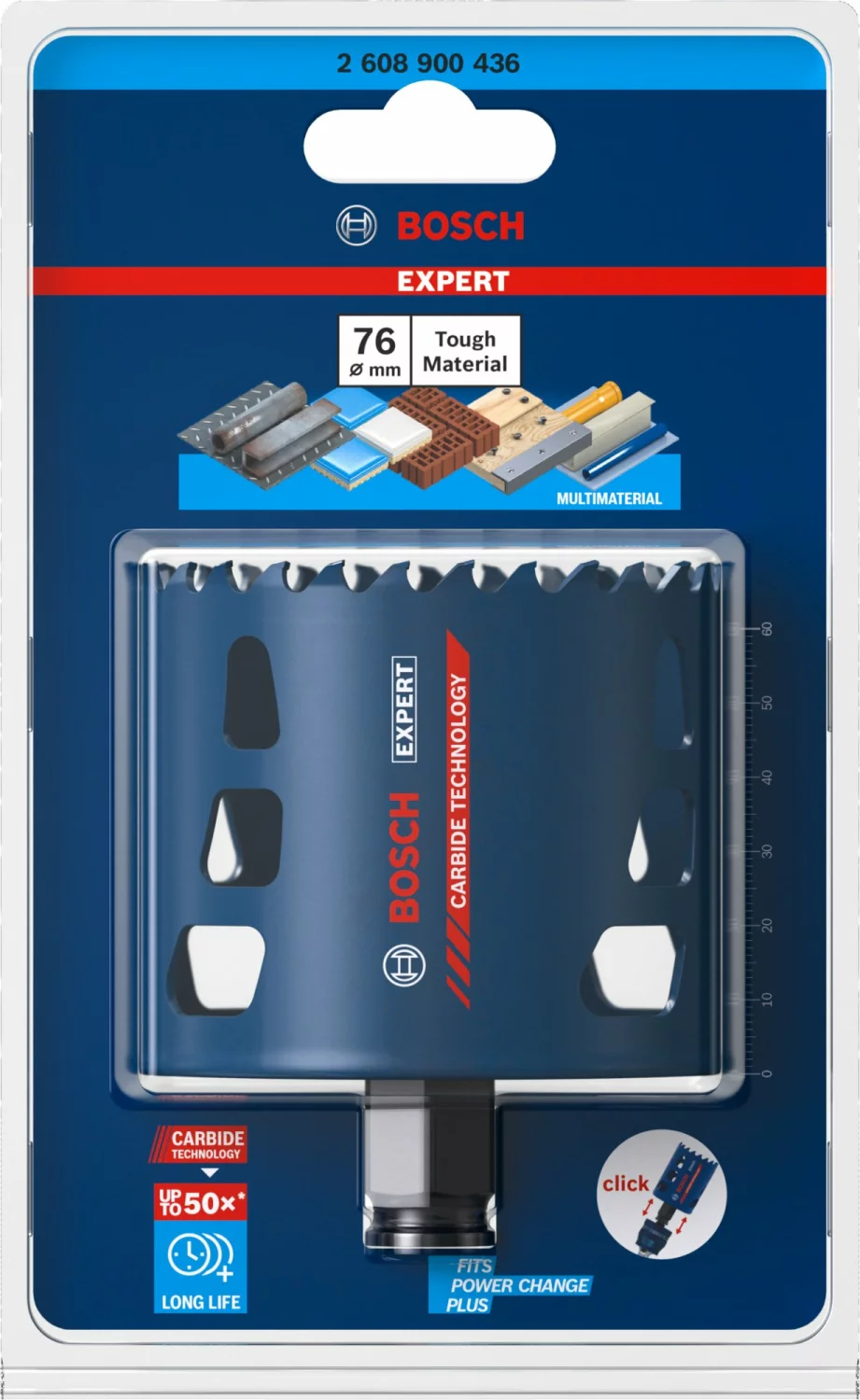 Bosch 2608900436 EXPERT Power-Change gatzaag Tough Material 76mm-image