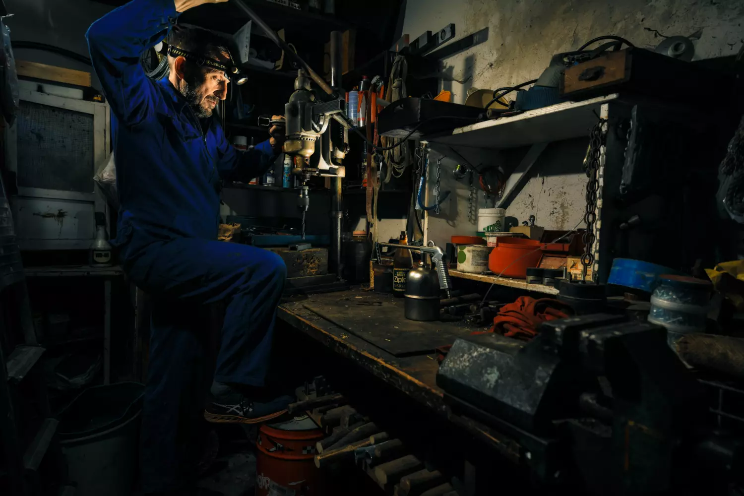 Ledlenser H7R Work LED Hoofdlamp - oplaadbaar - 1000Lm - IP67-image