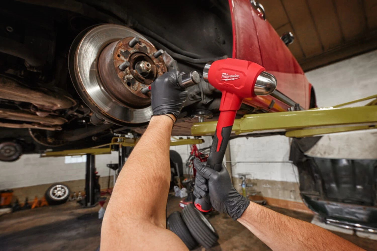 Milwaukee 4932492349 Marteau sphérique sans rebond - manche en fibre de verre - 907 grammes-image