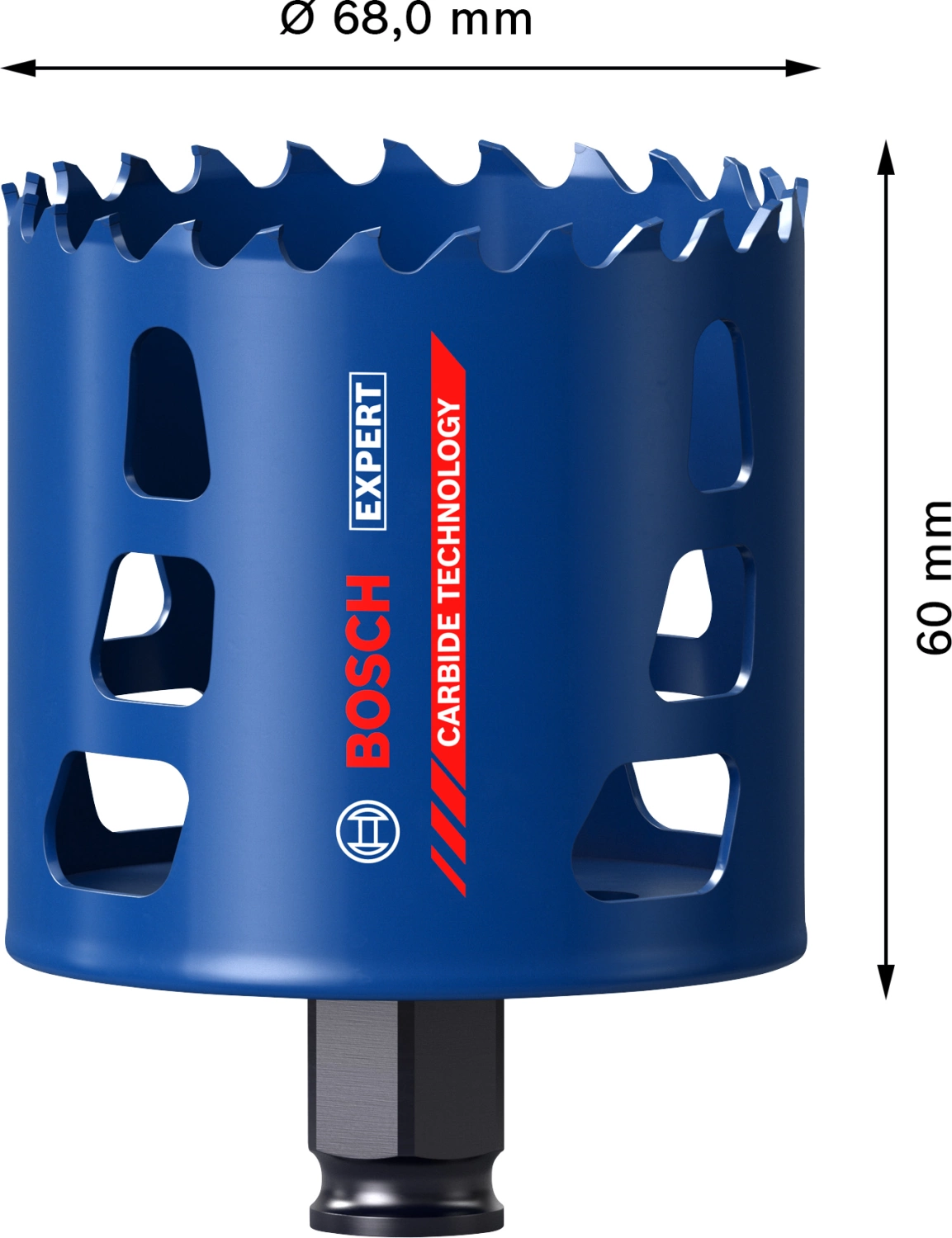 Bosch 2608900433 EXPERT Power-Change gatzaag Tough Material 68mm-image