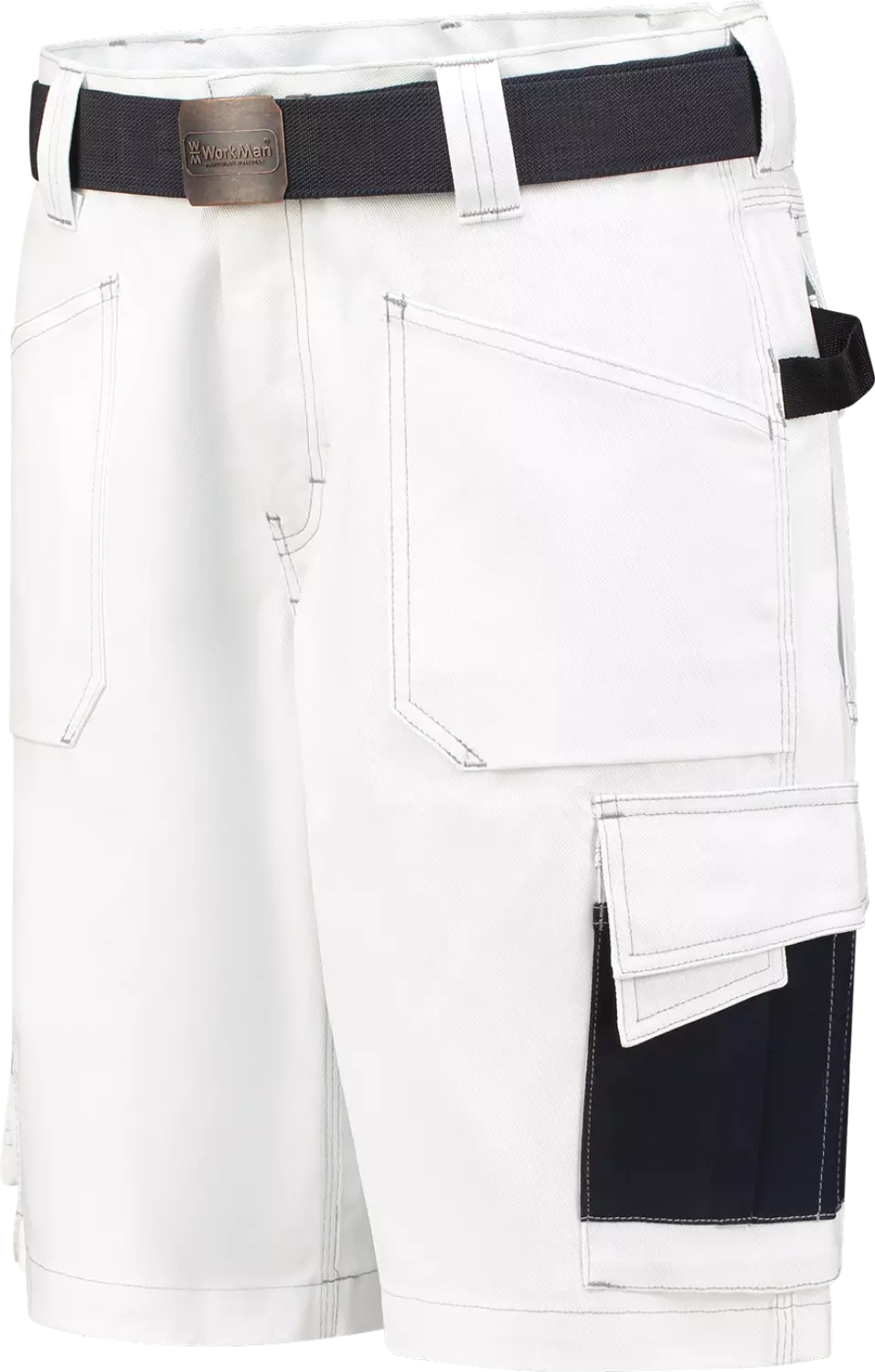 Workman 2003 D-Sign Bermuda Pantalon de travail - Blanc - Taille 48 (33/32)-image