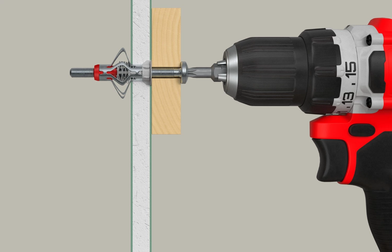 Fischer 572924 Hollewandplug DuoHM 5 X 55 S PH TX, bolkopbout met TX opname-image