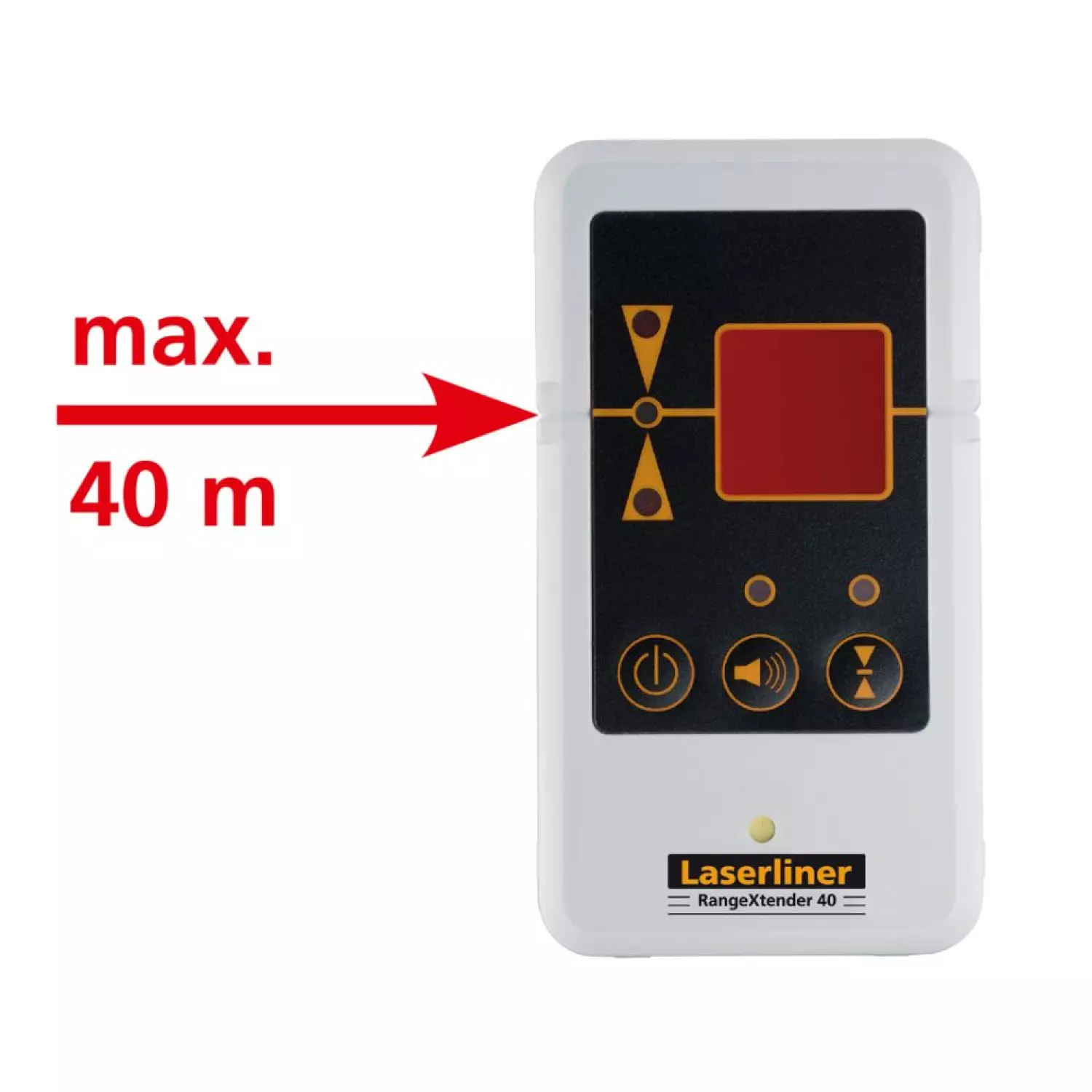 Laserliner RangeXtender RX 40 Mag Handontvanger voor 3D-Kruislijn - rode laser - 40m-image