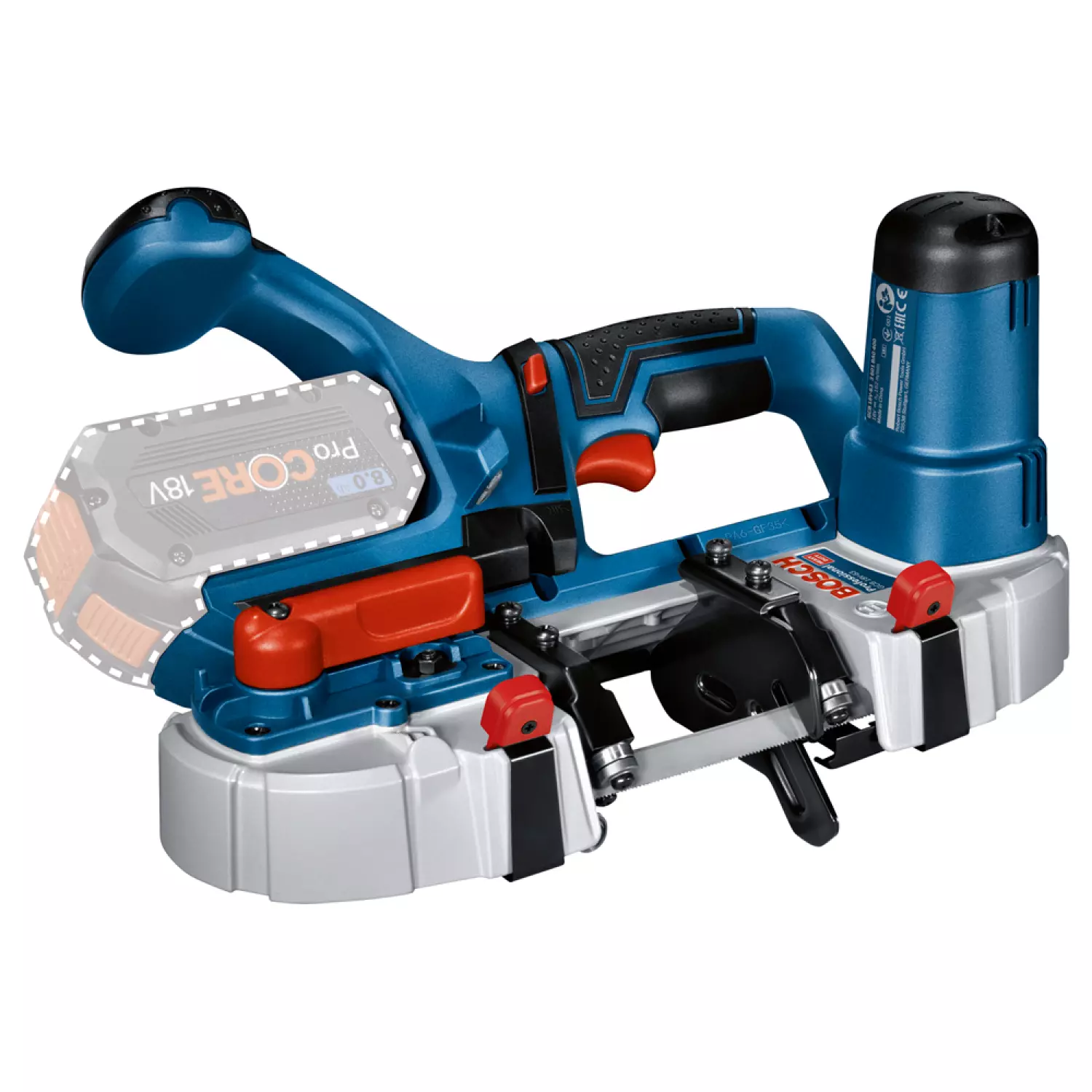 Bosch GCB 18V-63 scie à ruban sans fil 18V Li-Ion - en L-Boxx - 733 mm - Machine seule-image