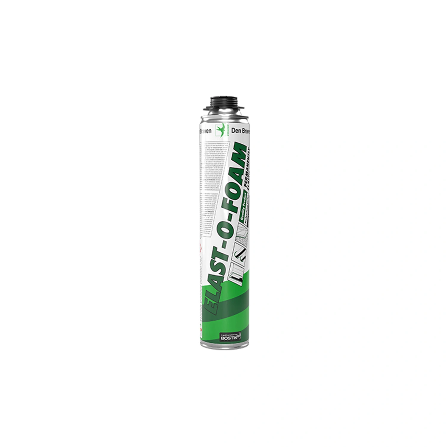 Zwaluw Den Braven 31054789 Mousse polyuréthane Elast-O-Foam - Blanche - 750 ml