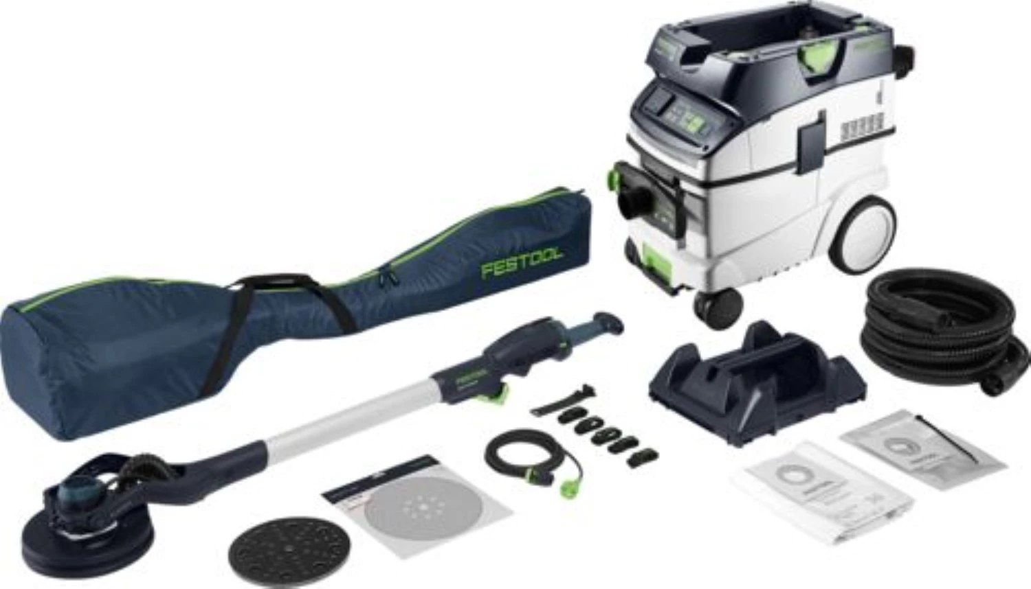 Festool LHS2-M 225EQ/CTM 36-Set Kit de ponceuse à long manche et d'aspiration des poussières-image