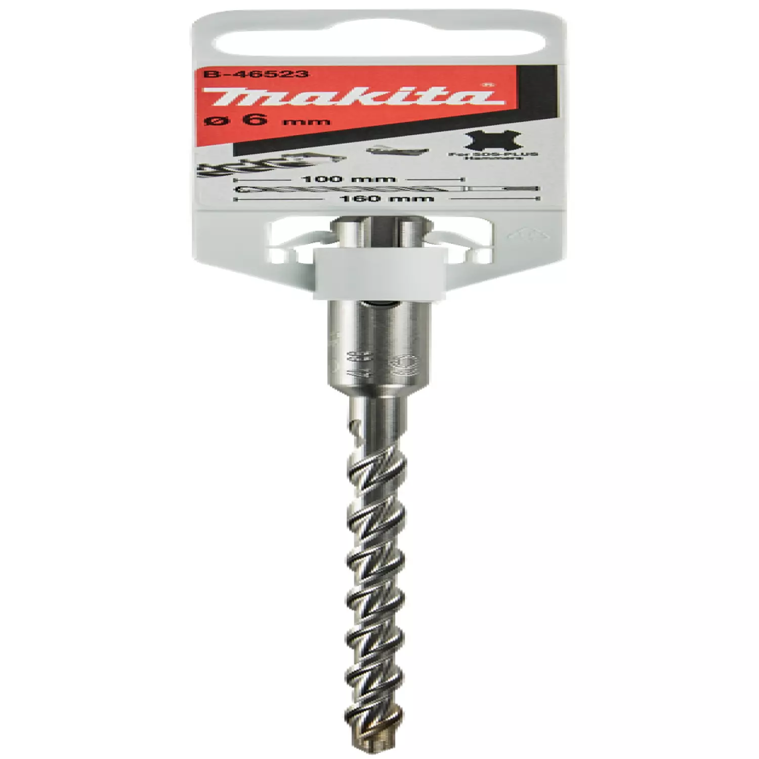 Makita B-46523 SDS-Plus Betonboor - 2 snijvlakken - 6 x 100 x 160mm-image