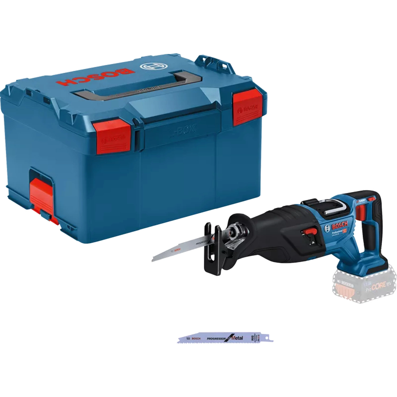 Bosch GSA 18V-28 18V Li-ion Accu reciprozaag body in L-Boxx - 28mm-image