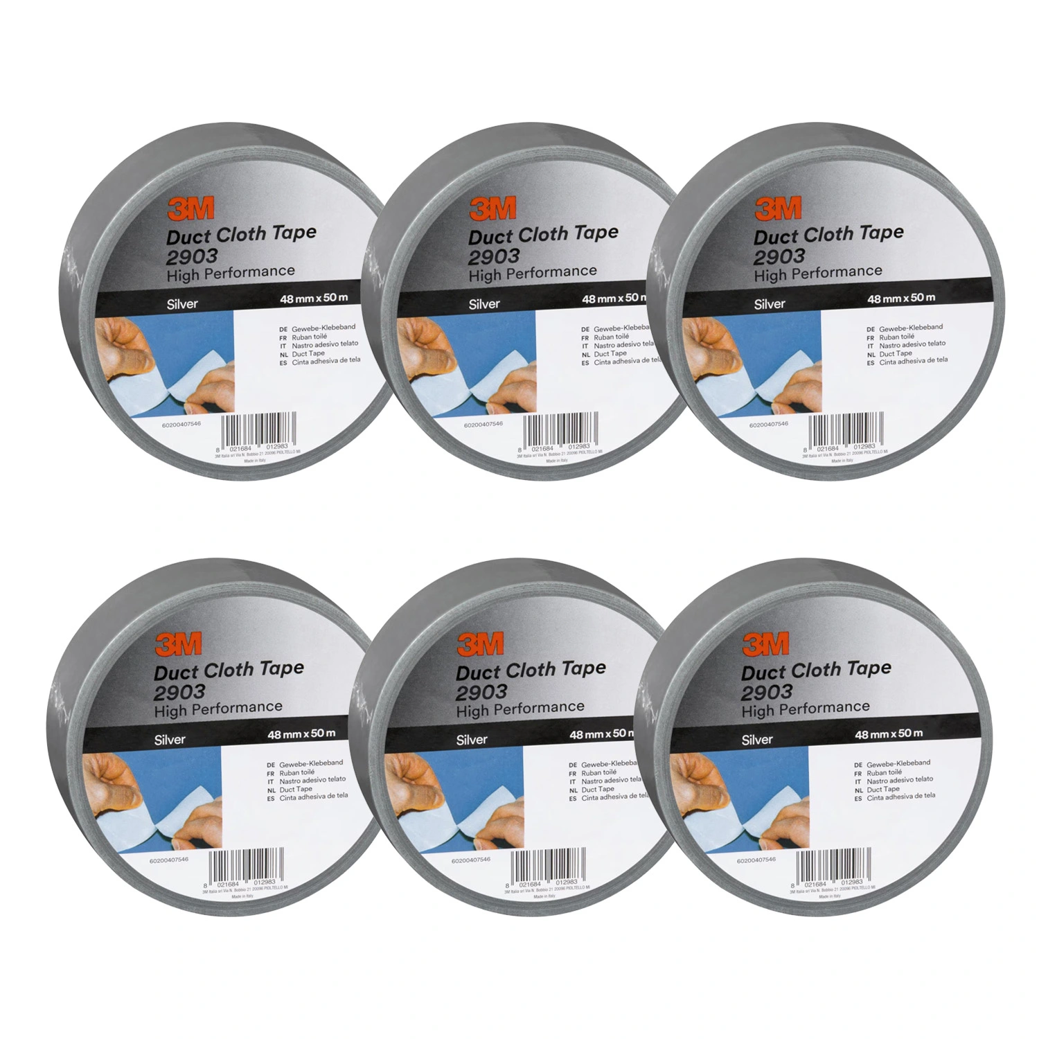3M 2903 Duct tape - 48mm x 50m (6 stuks)