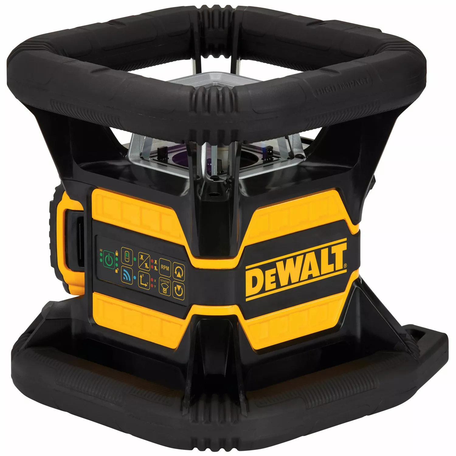 DeWALT DCE080D1GS 18V Ensemble de laser rotatif incl. récepteur dans une mallette - Vert - 30m - IP67-image