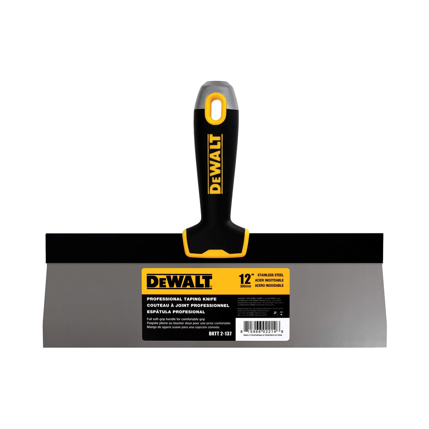 DeWalt spatule en acier inoxydable Softgrip 12" (305 mm)-image