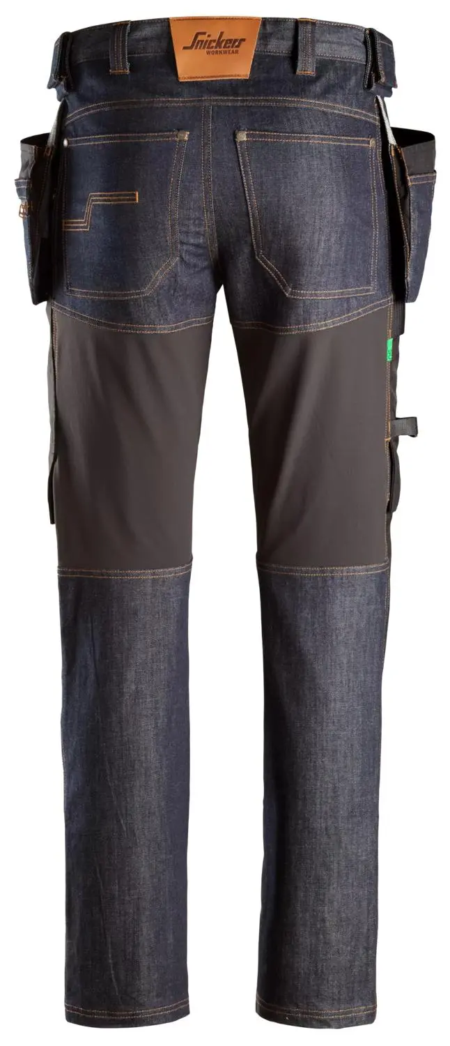 Snickers 6955 RuffWork Denim Werkbroek+ met Holsterzakken - Denimblauw - 044