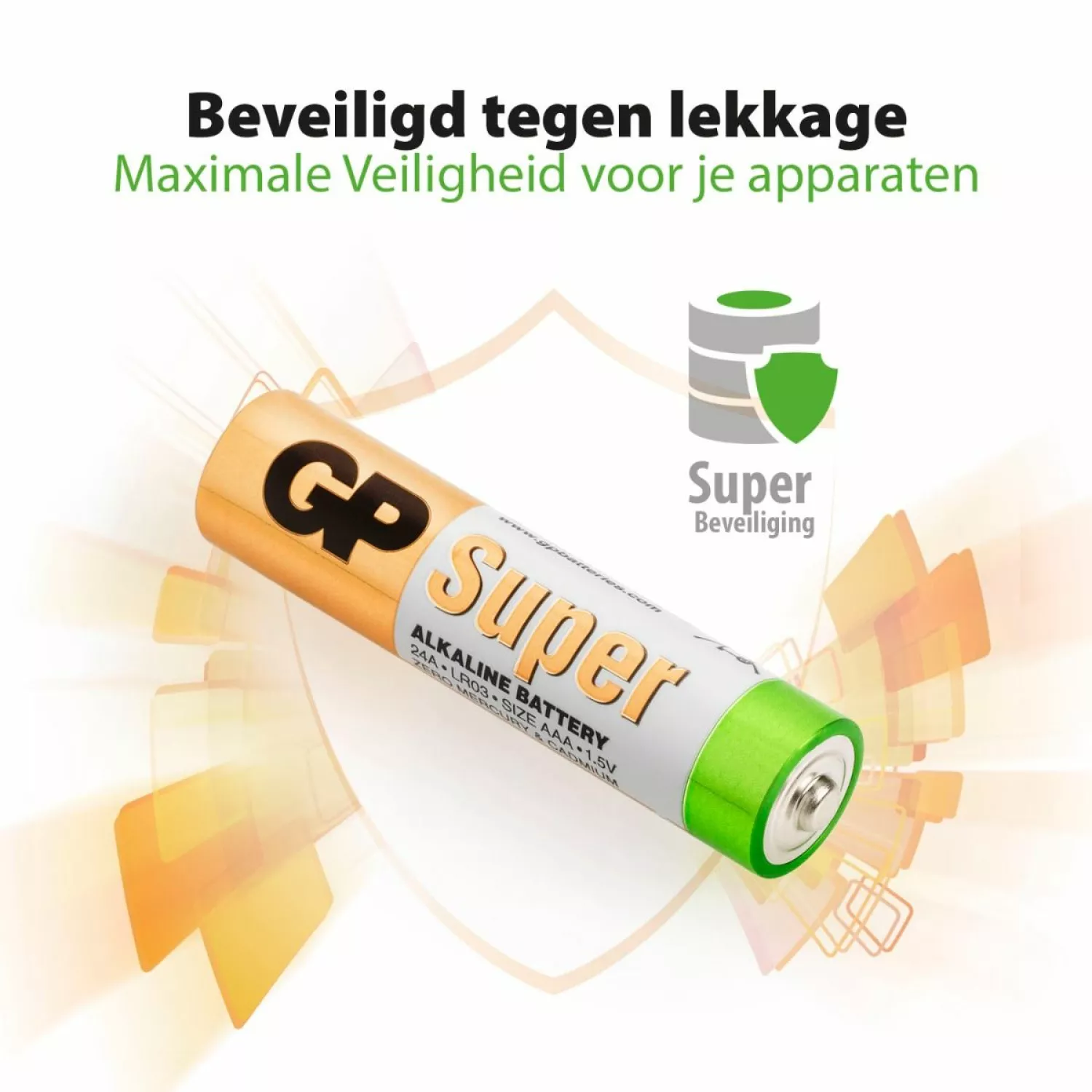 GP Alkaline Super Batterijen - AAA - 1,5V (40st)