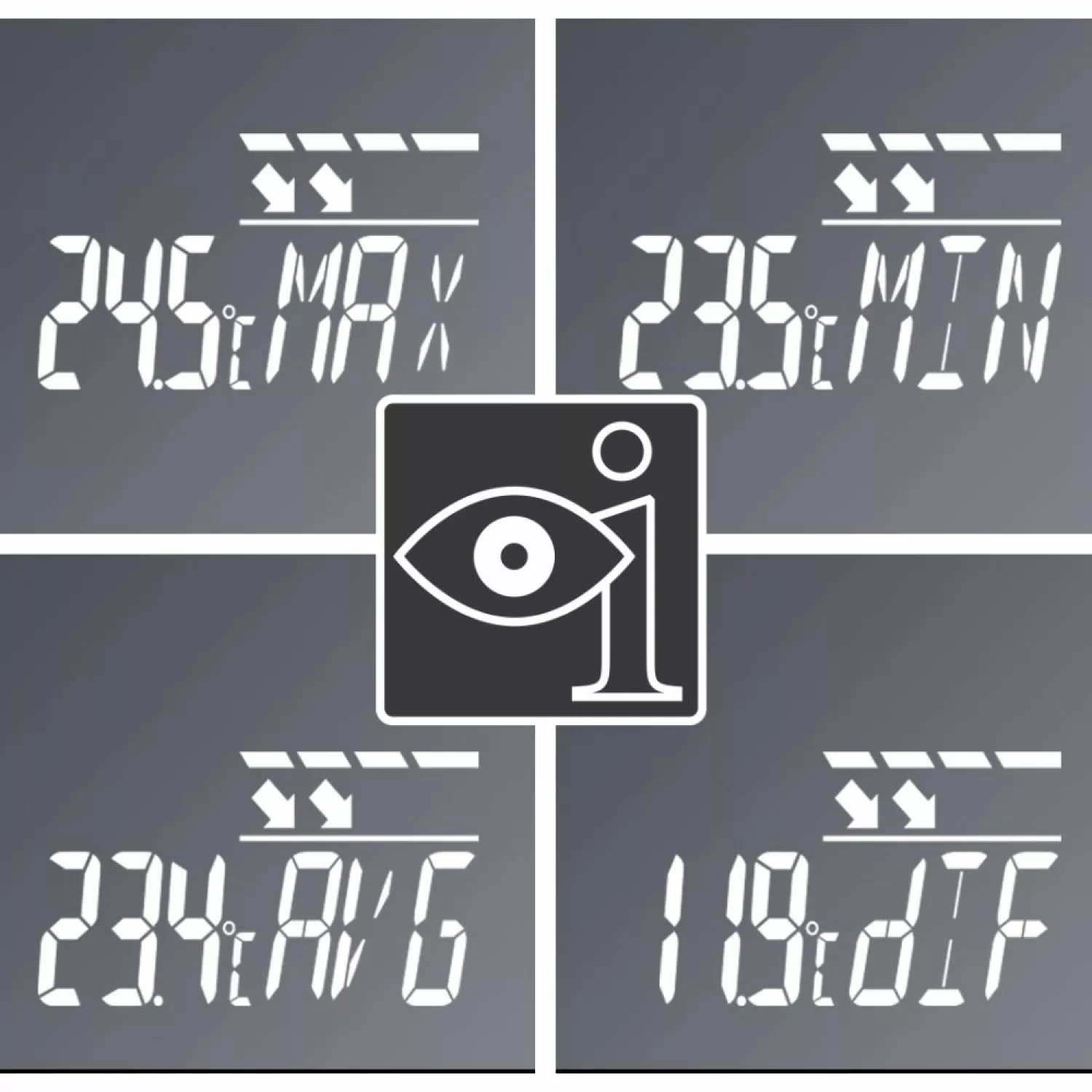 Laserliner CondenseSpot XP Multifunctionele infrarood thermometer -bluetooth - bereik -40°C t/m 800°C-image