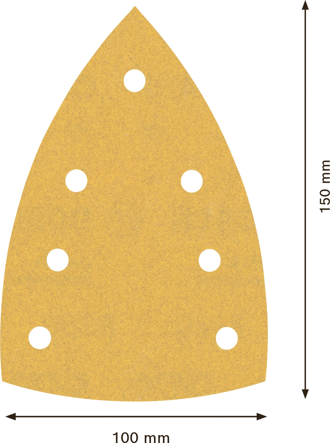 Bosch EXPERT 2608901118 - EXPERT Abrasif C470 Best for Wood and Paint, 100 x 150 mm, grain 180, 7 trous, 10x-image