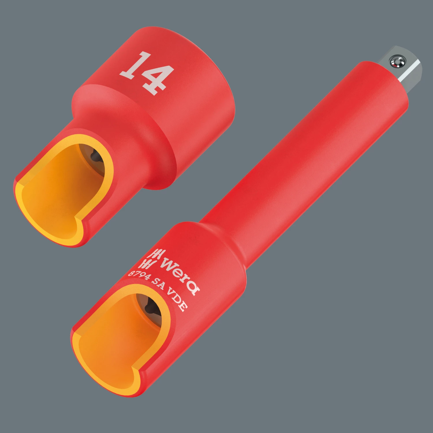 Wera 05005930001 8790 B VDE Zyklop embout isolé - 1/4 » - 4 mm-image