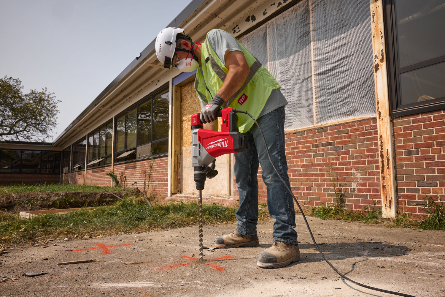 Milwaukee HACO 850 SDS-Max Marteau-combi dans coffret - 11J-image