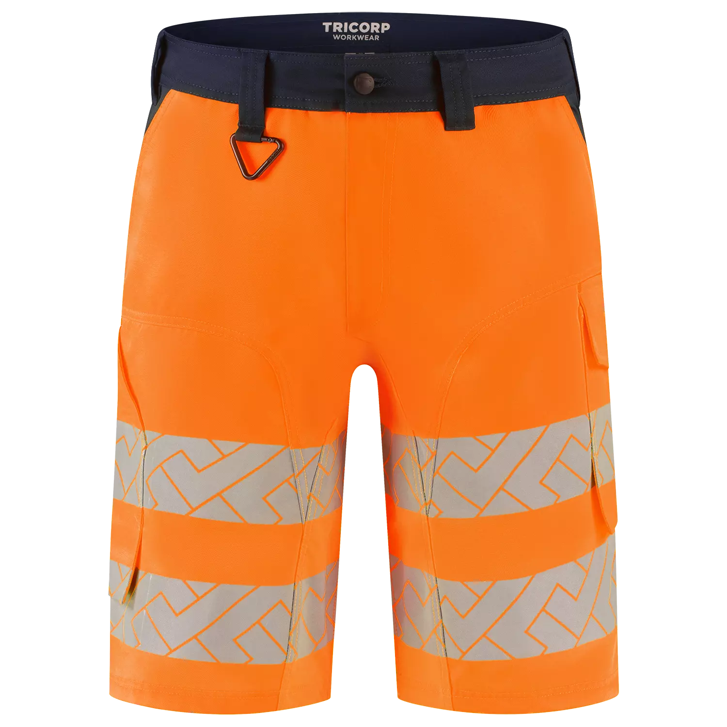 Tricorp 506124 Werkbroek Functional Stretch High Vis Redefined - Kort - FluororangeInk - 42