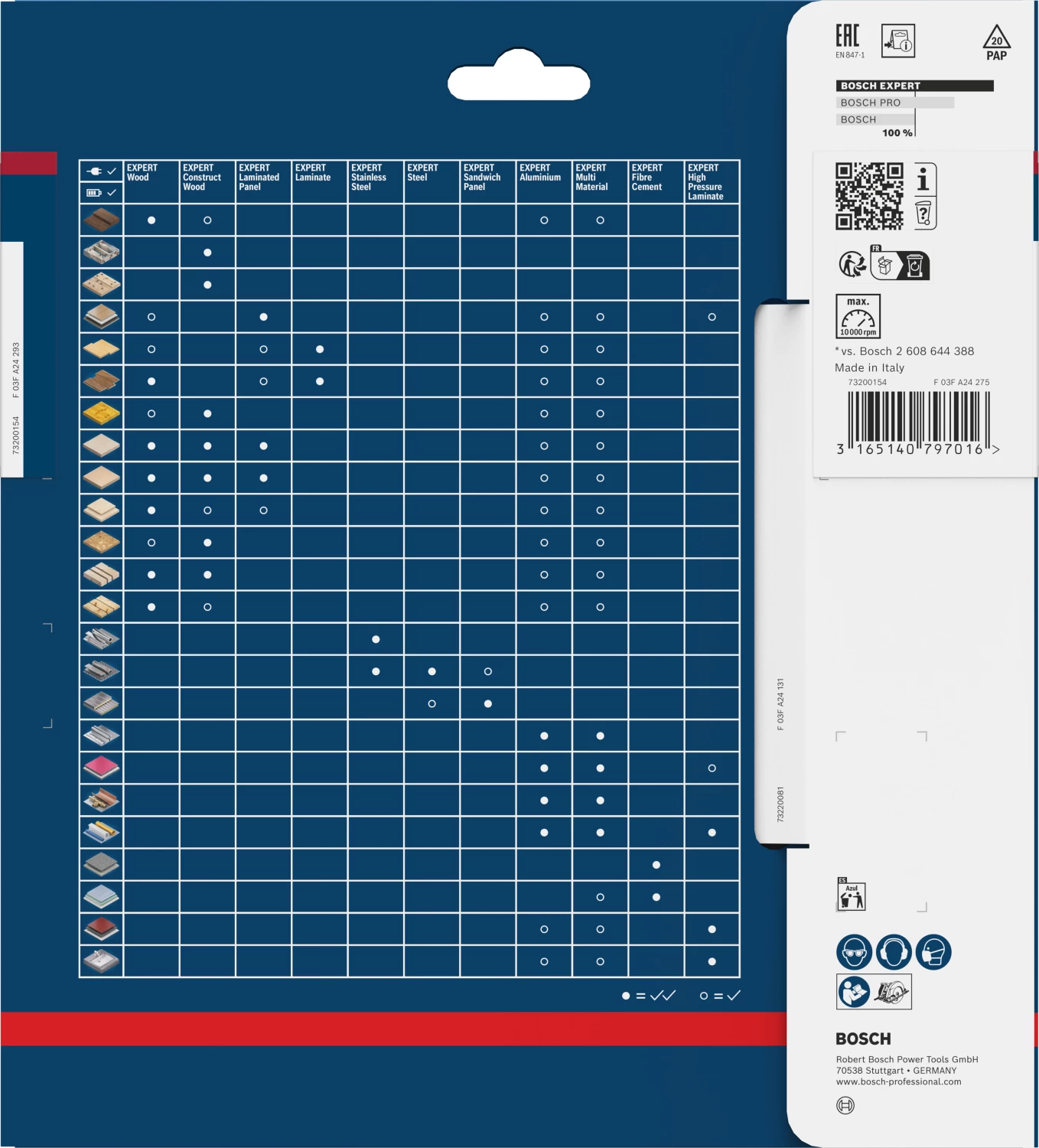 Bosch 2608644135 EXPERT cirkelzaagblad - 190 x 30 x 56T - laminaat-image