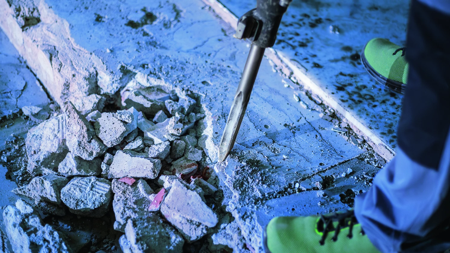 Bosch 2608690111 - Burin pointu à queue six pans, 30 x 400 mm-image