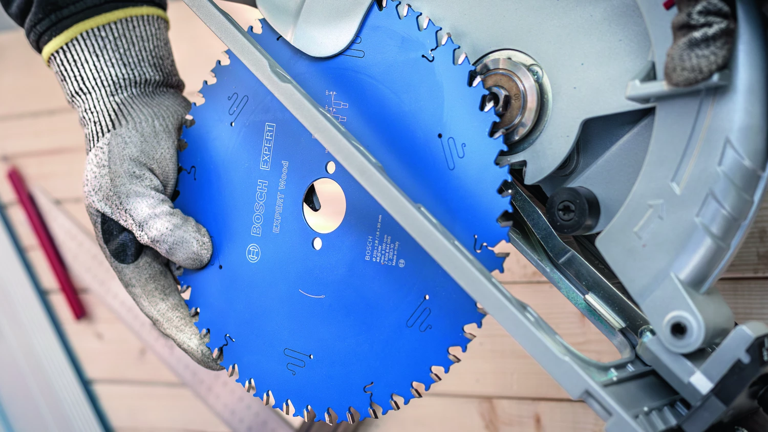 Bosch 2608644049 - Lame de Scie Circulaire Expert pour Wood, 190 x 30 x 2,6 mm, 48D-image
