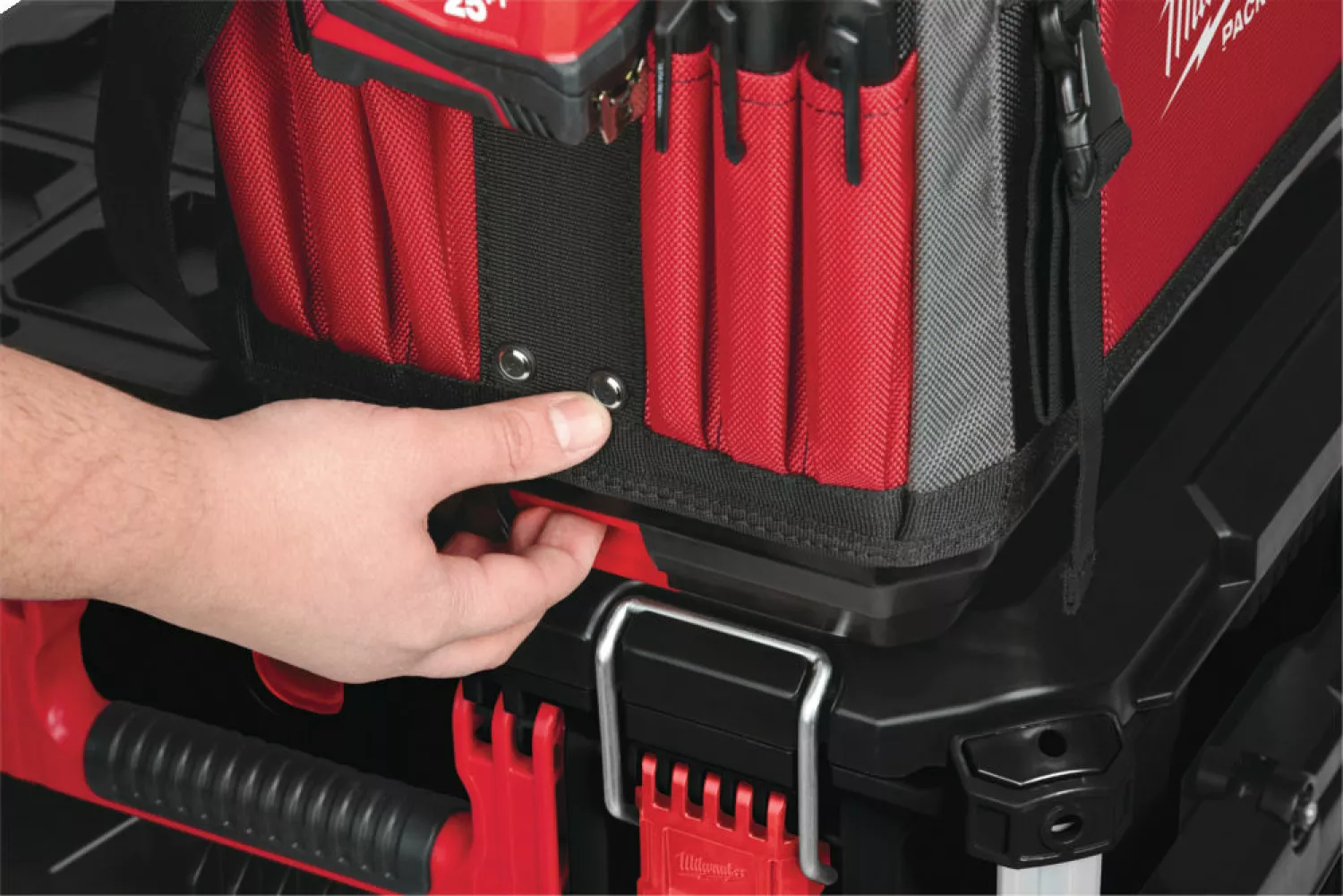 Milwaukee 4932464085 Packout Etui d'outils - 31 compartiments - 250 x 400 x 320mm-image