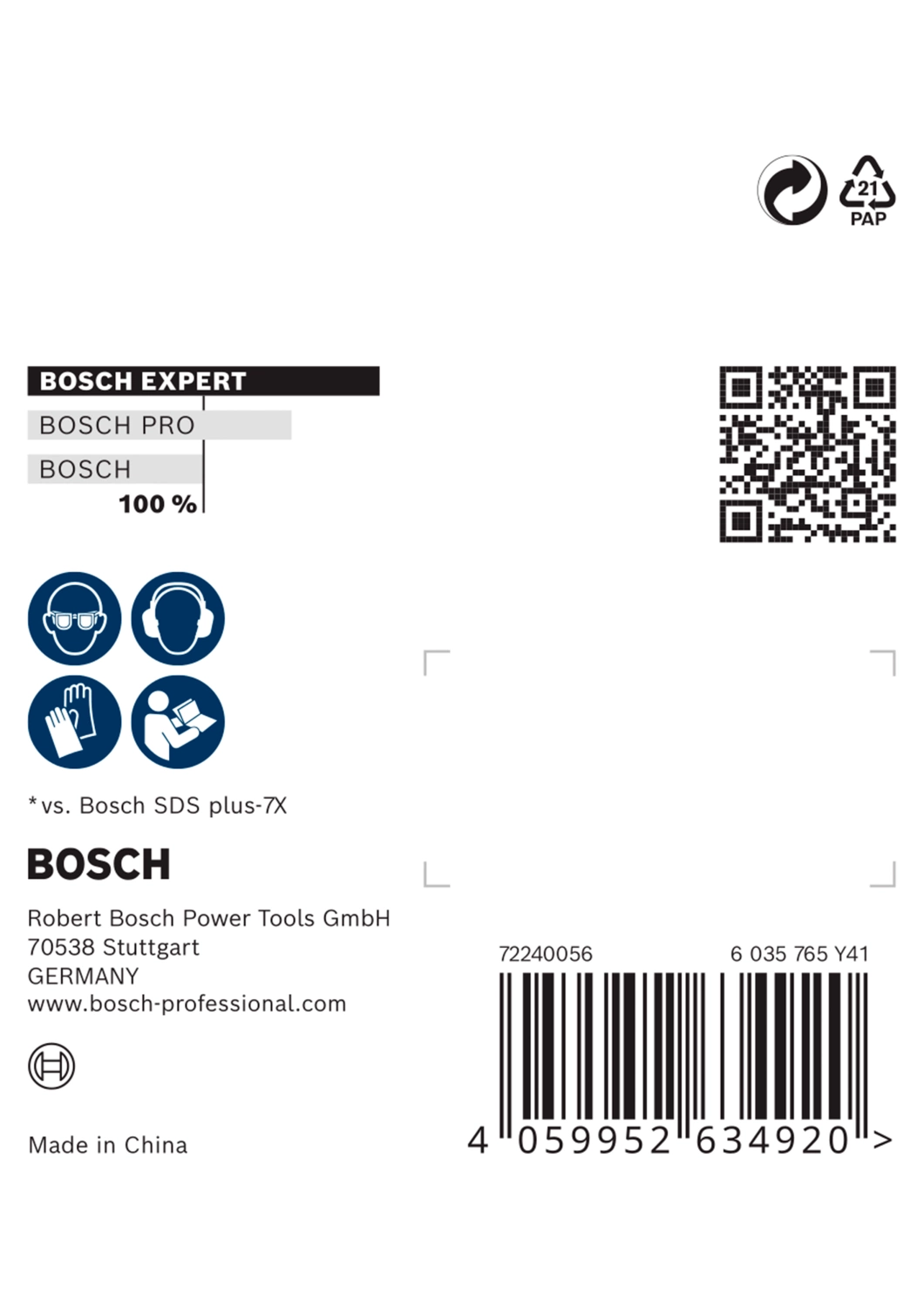 Bosch 2608901621 Connecteur EXPERT SDS Clean Plus pour perforateur-image
