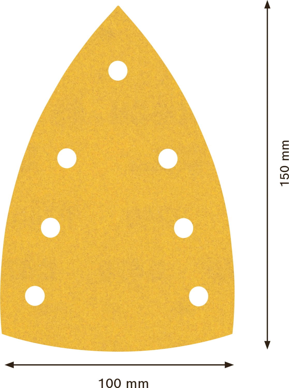 Bosch EXPERT 2608901119 - EXPERT Abrasif C470 Best for Wood and Paint, 100 x 150 mm, grain 240, 7 trous, 10x-image