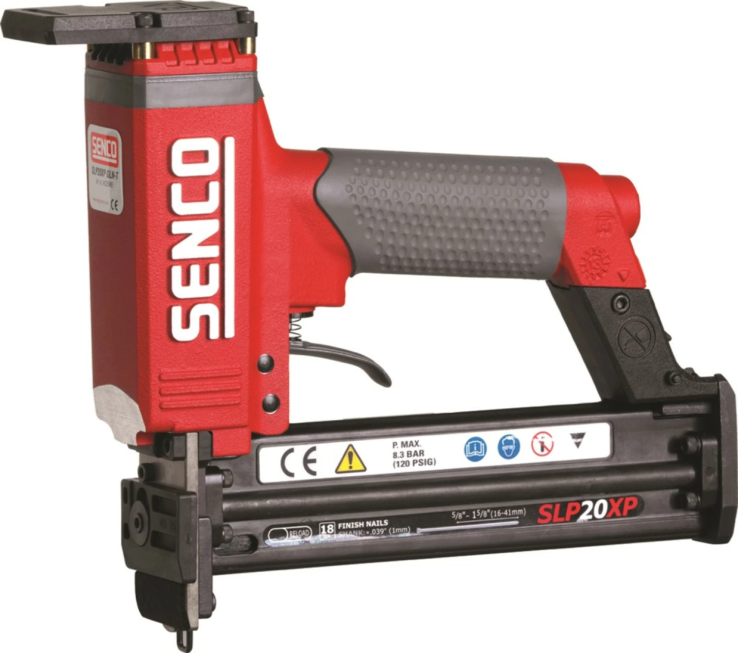 Senco SLP20XP GLN Pneumatische 4mm beglazings brad tacker in koffer - 25-38mm - 4,8-8,3 bar-image