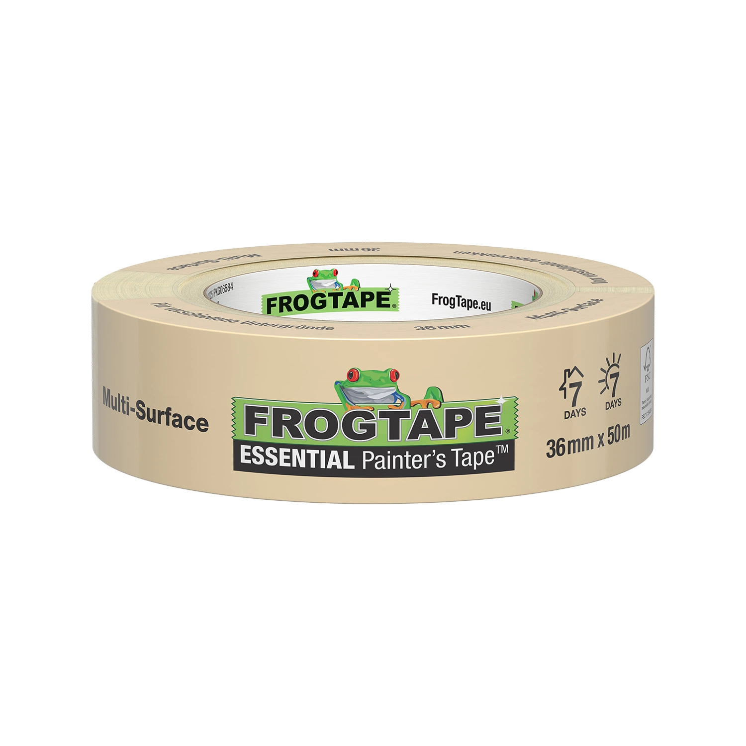 FrogTape Essential Ruban de masquage 36 mm x 50 m