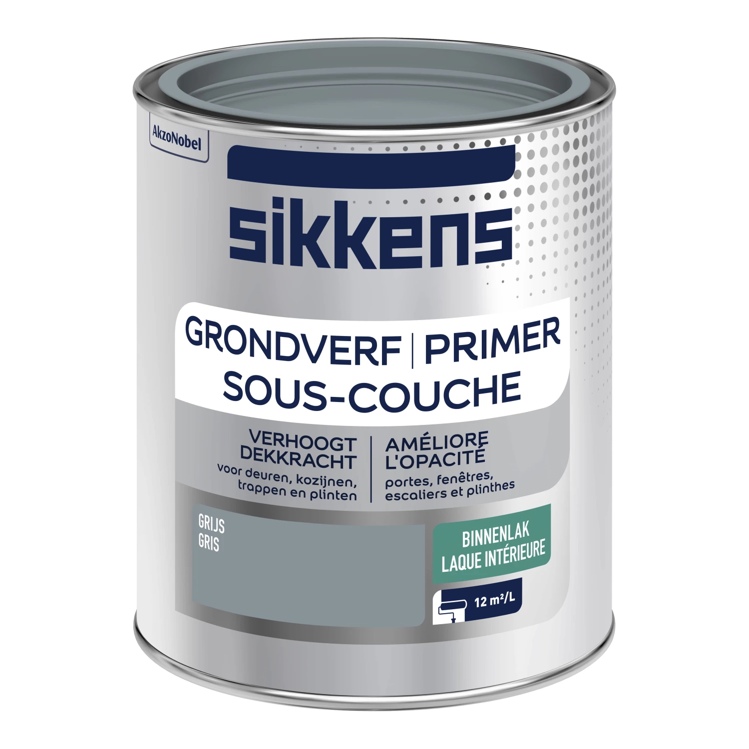 Sikkens Grondverf Binnen - Grijs - 750 ml-image