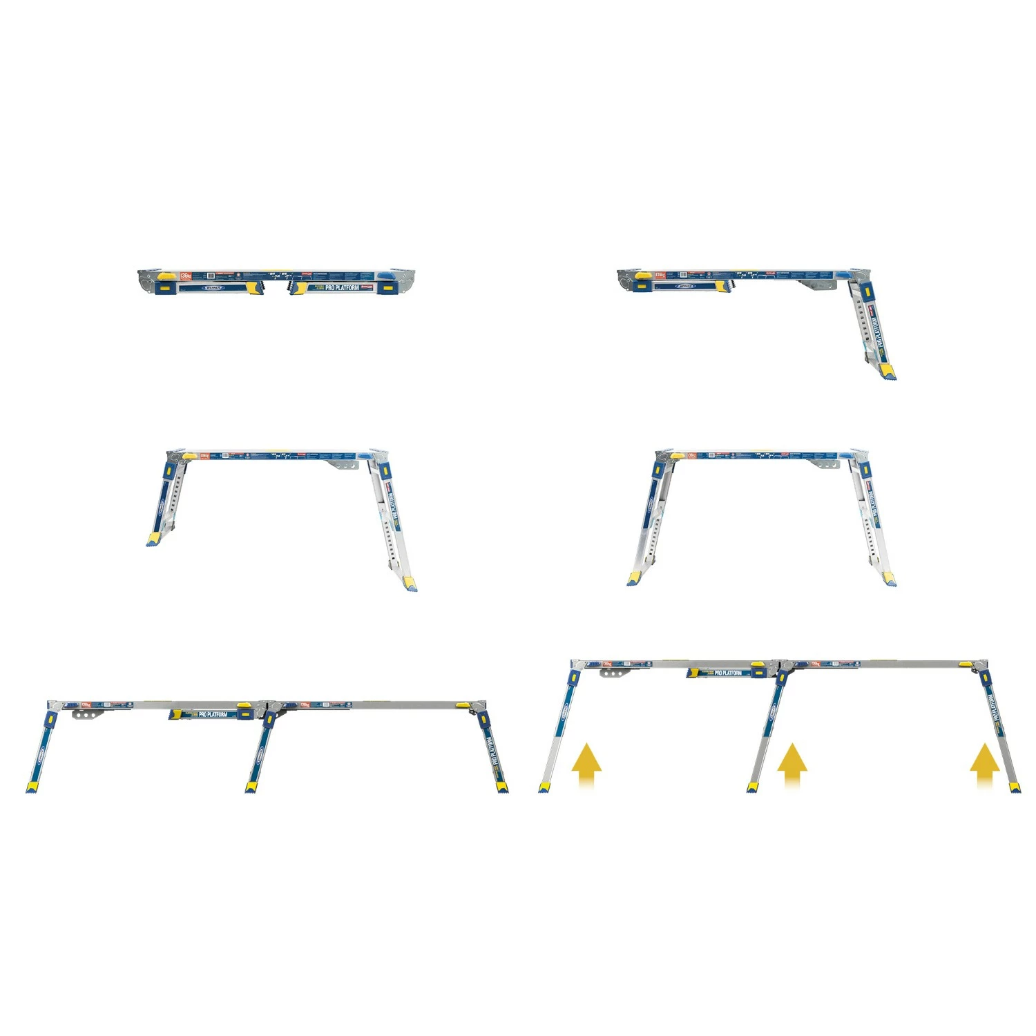 Little Jumbo 1299379024 Pro Linking platform plateforme de travail télescopique - AP2030L - 360 x 1170 mm - 136kg-image