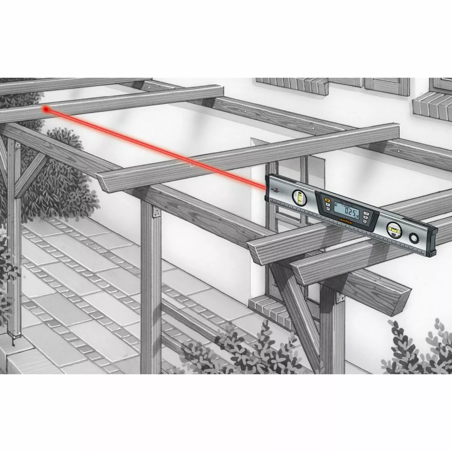 Laserliner DigiLevel Pro 40 Digitale elektronische waterpas - 400mm - Bluetooth-image