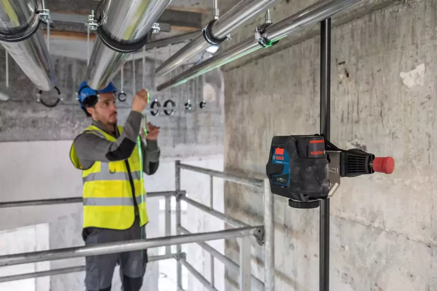 Bosch GCL 12V-50-22 CG 12V accu Kruislijnlaser set (1x2.0Ah) in L-Boxx-image