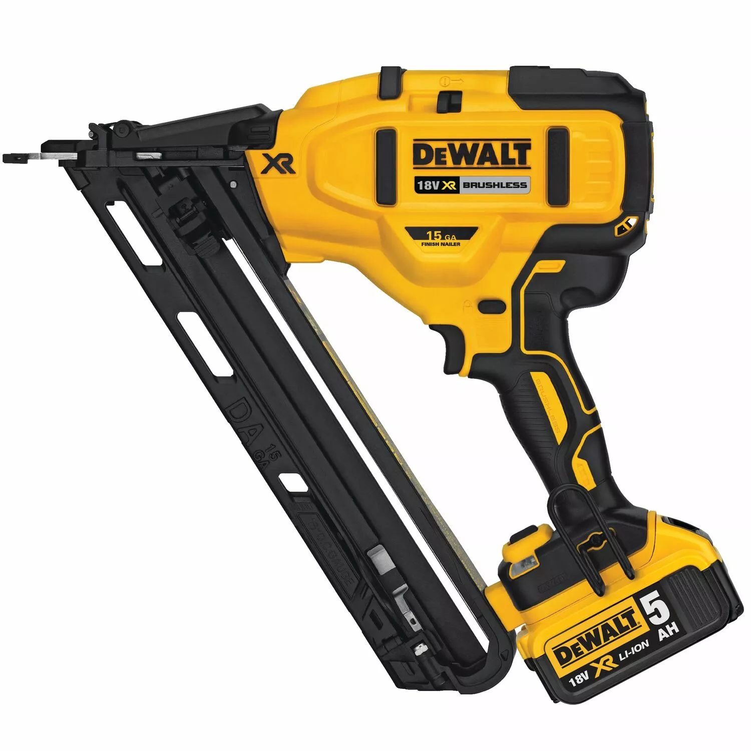 DeWALT DCN650P2-QW 18V Li-ion XR accu afwerktacker (2x 5.0Ah) in TSTAK-image