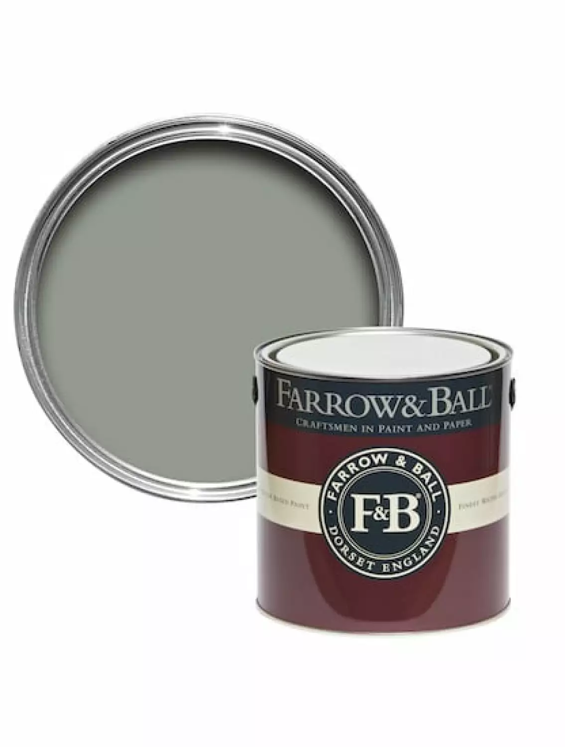 Farrow & Ball Modern Eggshell Pigeon No.25 0,75L-image