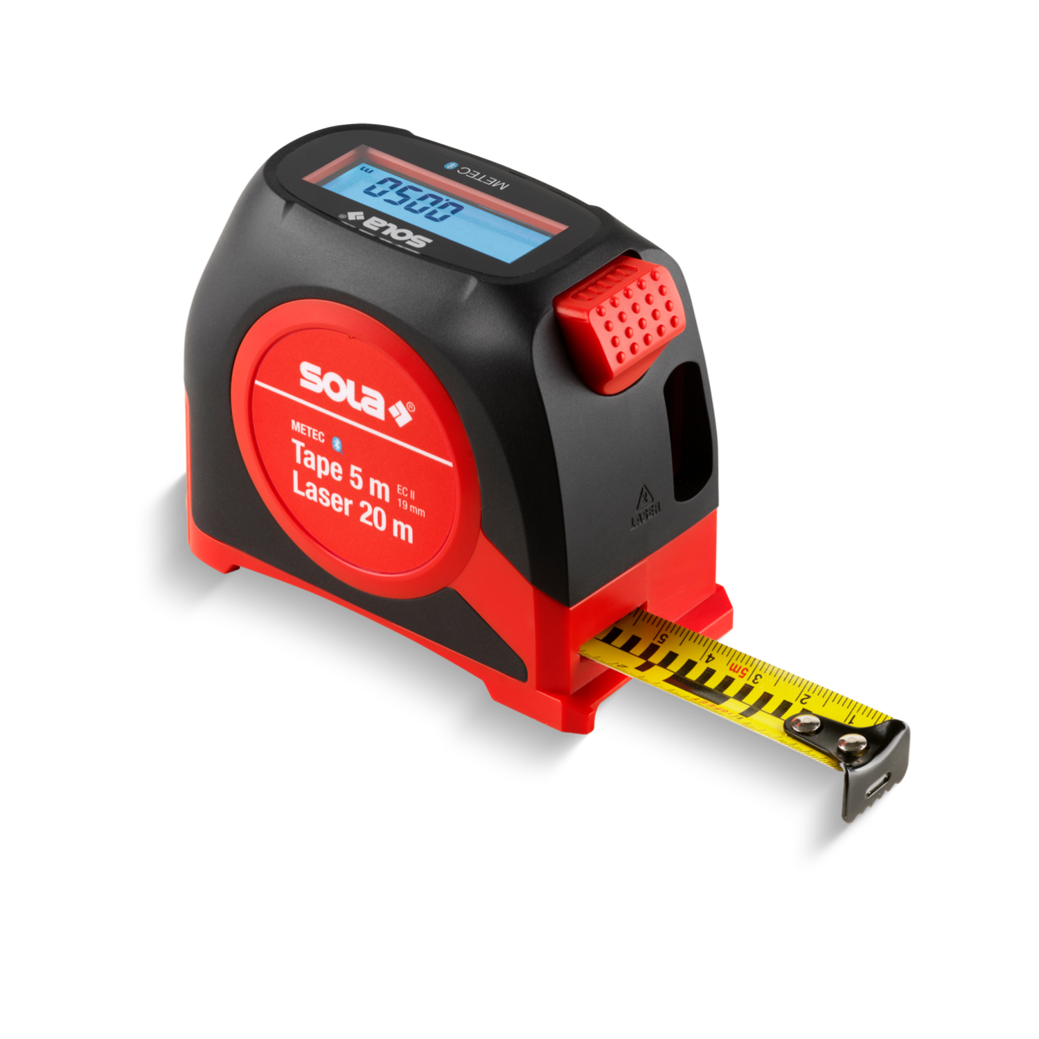 Sola METEC Digitale Rolmaat met Laserafstandsmeter - 5m x 19mm-image