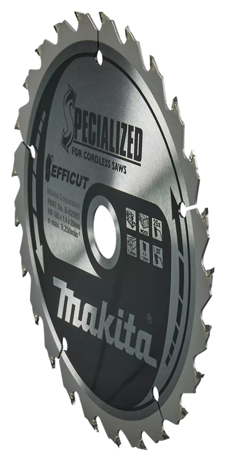 Makita B-62985 Cirkelzaagblad Hout - 165x20x1,4mm 25T-image