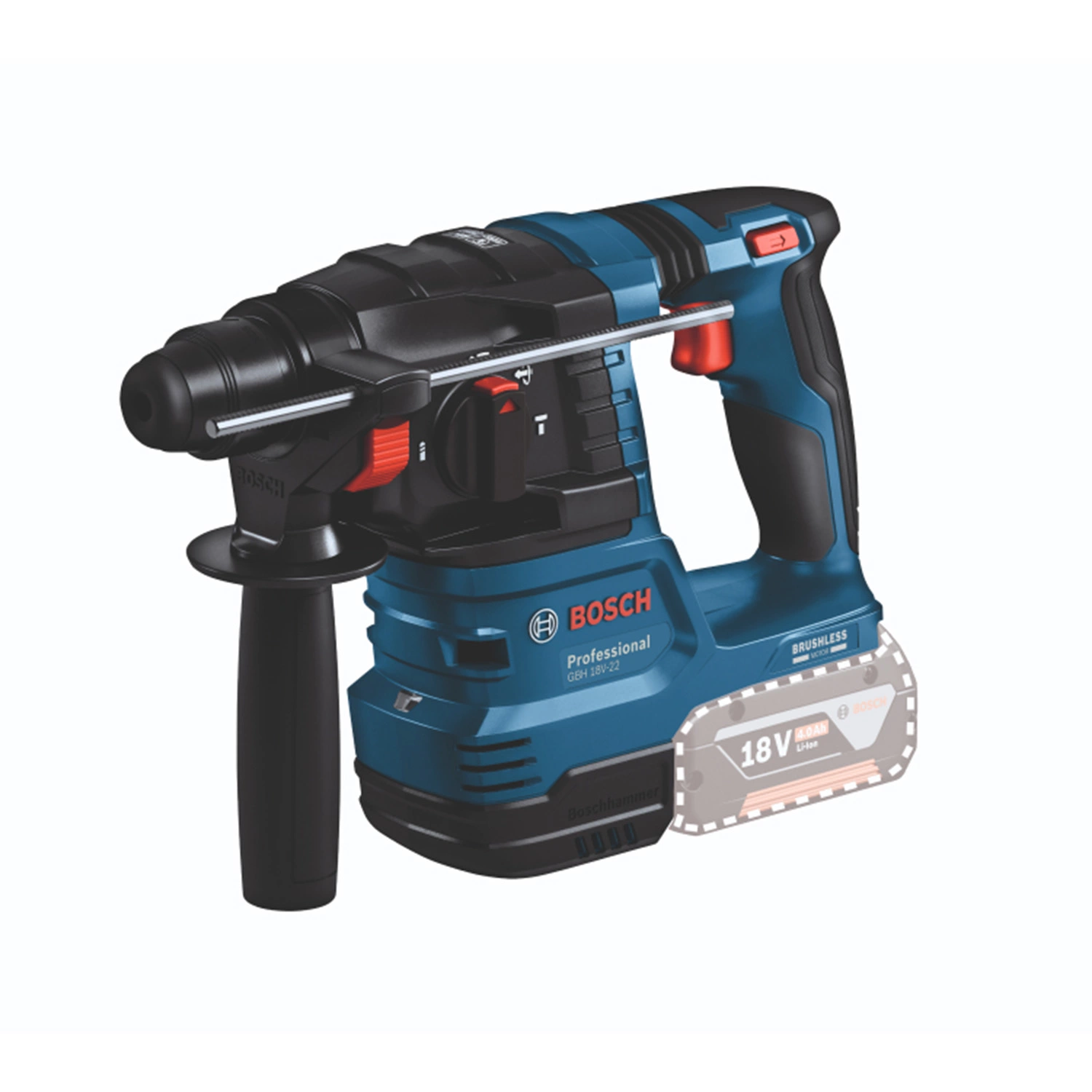 Bosch GBH 18V-22 Marteau combiné 18 V sans fil Boîte Solo-image